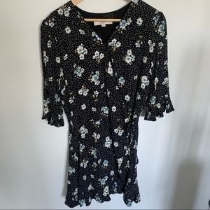 Loft size 8 wrap shorts romper